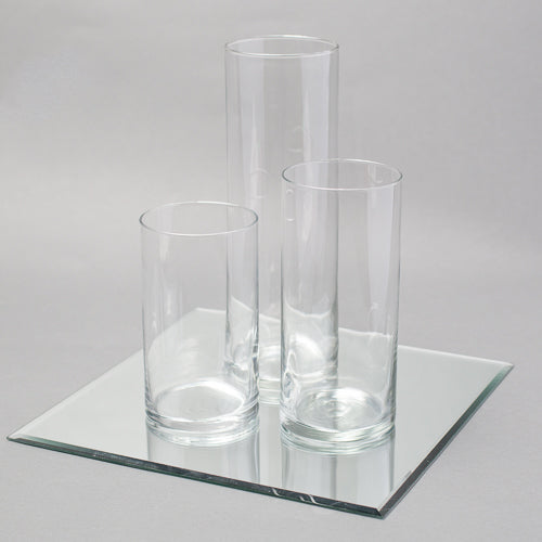 Eastland Square Mirror and Cylinder Vase Centerpiece Set of 4 - view 5