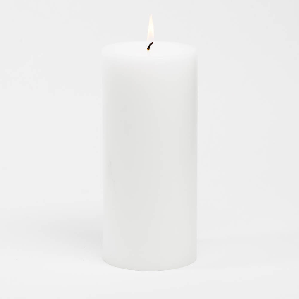 richland 4 x 9 white pillar candles set of 4 - view 1