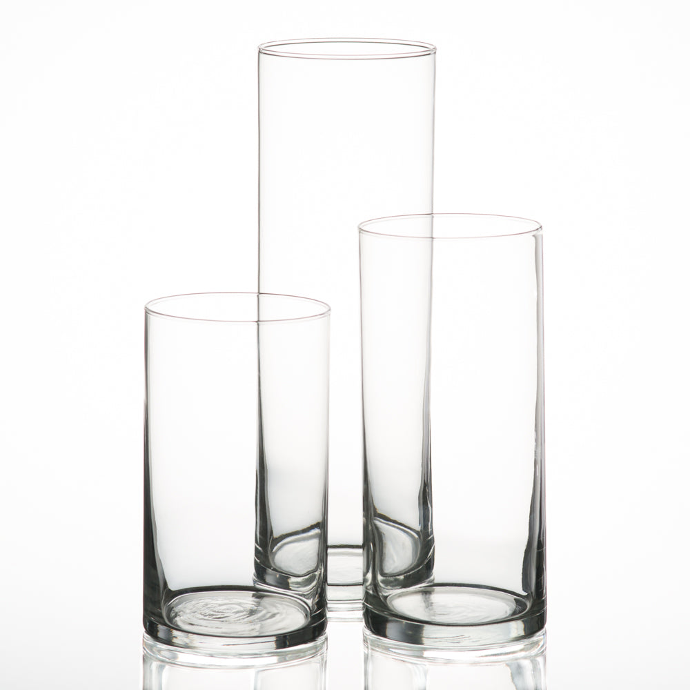 Eastland Cylinder Pillar Candle Holders 6" , 7.5" & 10.5" Set of 36 - view 1