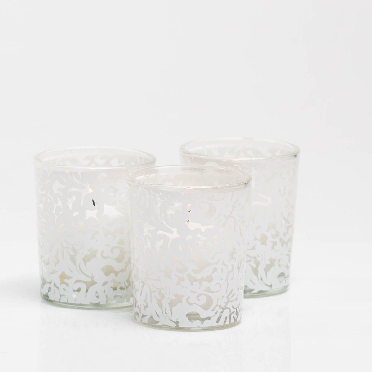 richland lace design votive candle holder set of 12 - view 2