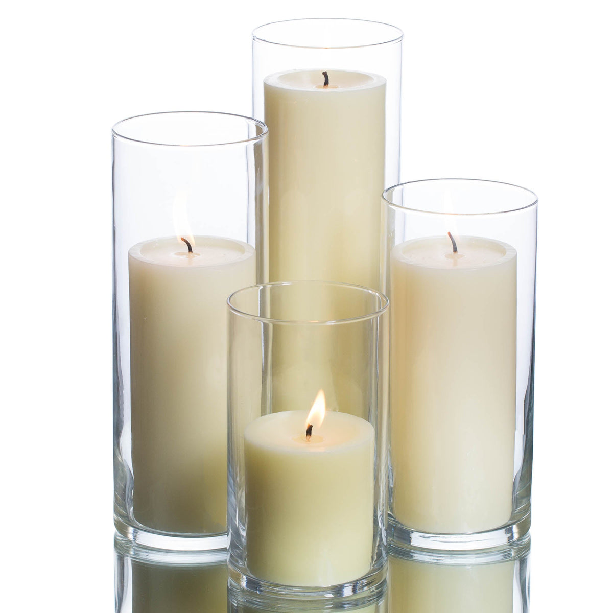 richland pillar candles eastland cylinder holders set of 48 - view 12