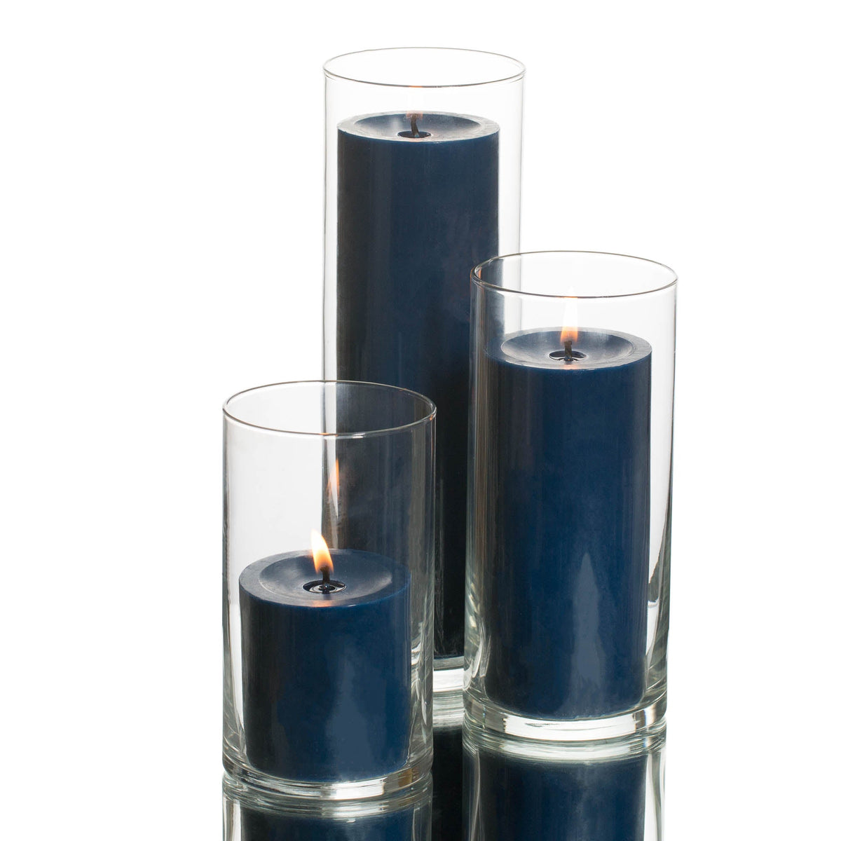 pillar candles cylinder holders set 03 - view 12