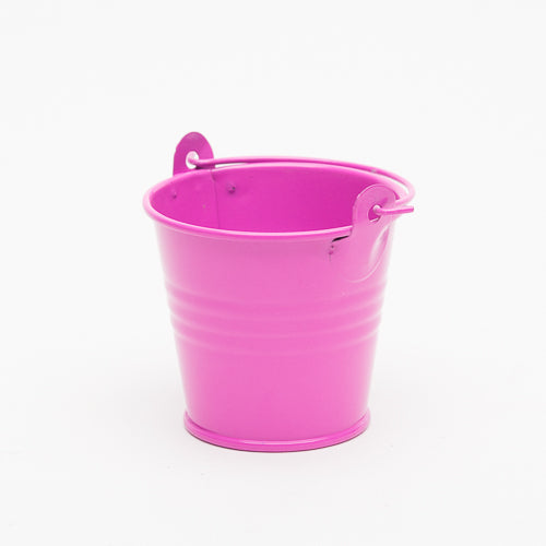 Richland 2" Iron Favor Bucket, Fuchsia Set of 100 - view 1