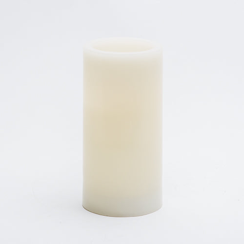 richland flameless led pillar candles 3 x6 ivory set of 6 - view 4