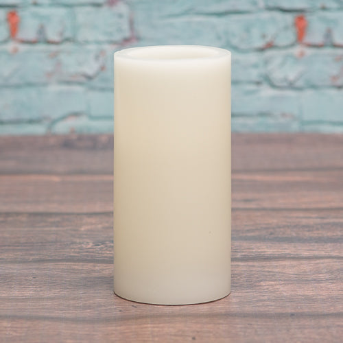 richland flameless led pillar candle 3 x6 ivory