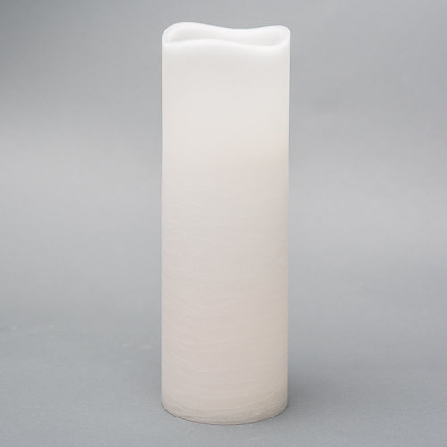 Richland 4" x 12" Large LED Pillar Candle with Wavy Top - Set of 6 - view 1
