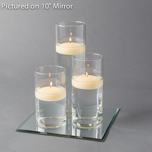 square mirror centerpiece candles set 3 - view 2