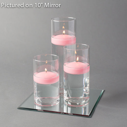 square mirror centerpiece candles set 3 - view 9
