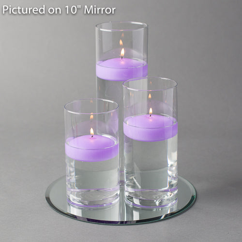 round mirror centerpiece candles set 3 - view 15