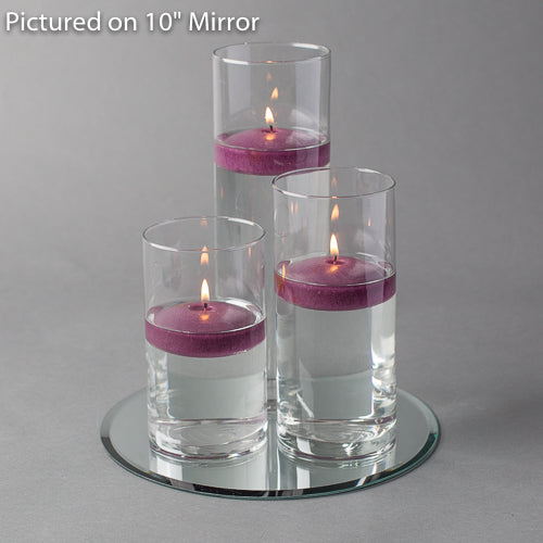 round mirror centerpiece candles set 3 - view 16