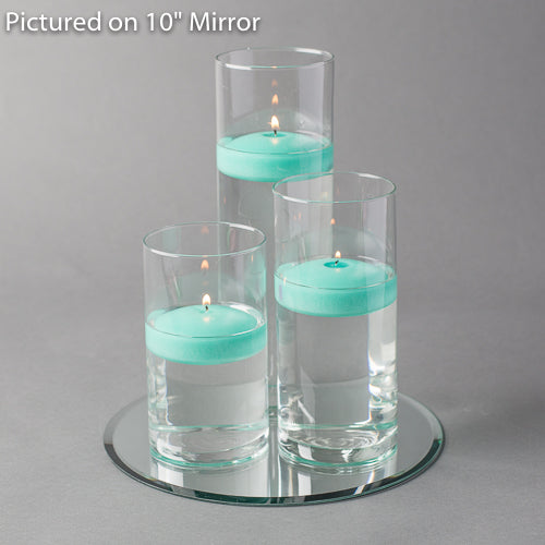 round mirror centerpiece candles set 3 - view 12