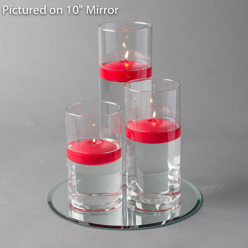 round mirror centerpiece candles set 3 - view 7