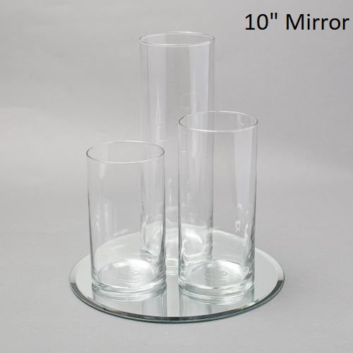 Eastland Round Mirror and Cylinder Vase Centerpiece Set of 4 - view 4