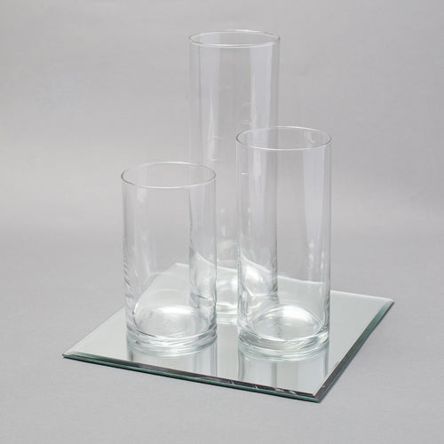 Eastland Square Mirrors and Cylinder Vases Centerpiece Set of 48 - view 1