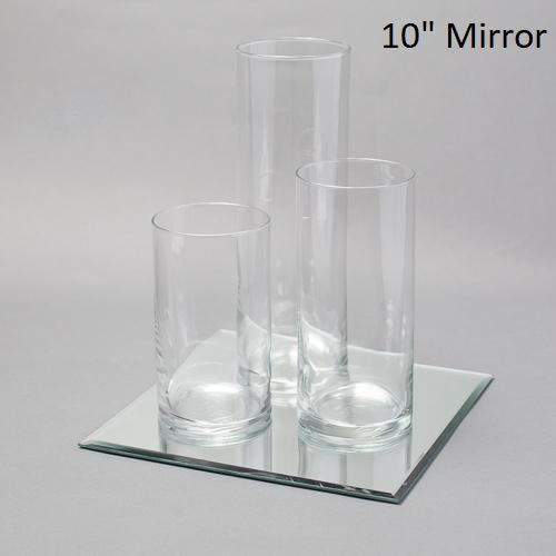 Eastland Square Mirror and Cylinder Vase Centerpiece Set of 4 - view 3