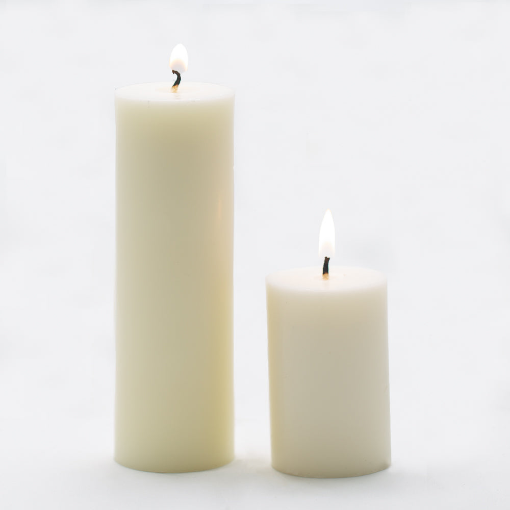 richland pillar candles 2 x 3 2 x 6 set of 40