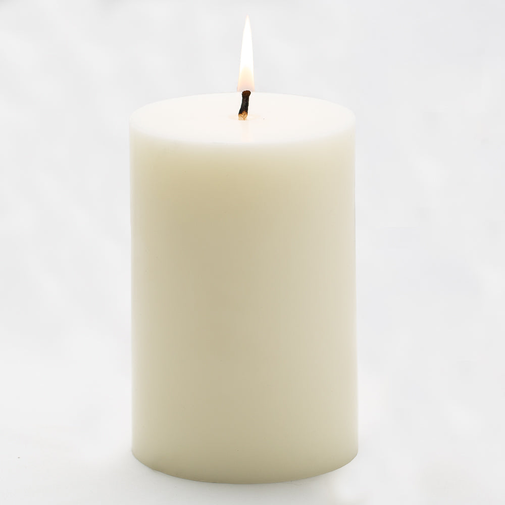 richland 4 x 6 light ivory pillar candles set of 6 - view 1
