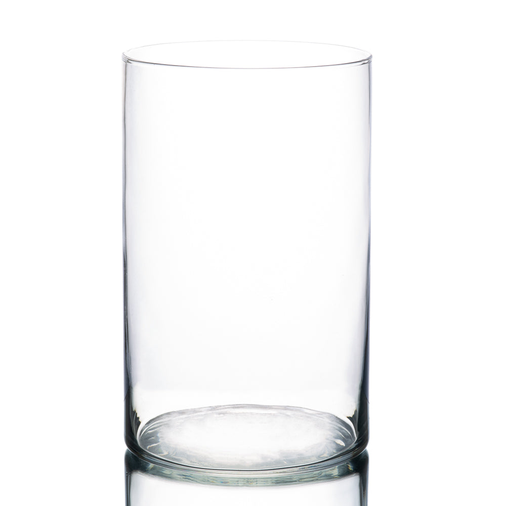 Richland Wide Cylinder Vase 6" x 10" Set of 2
