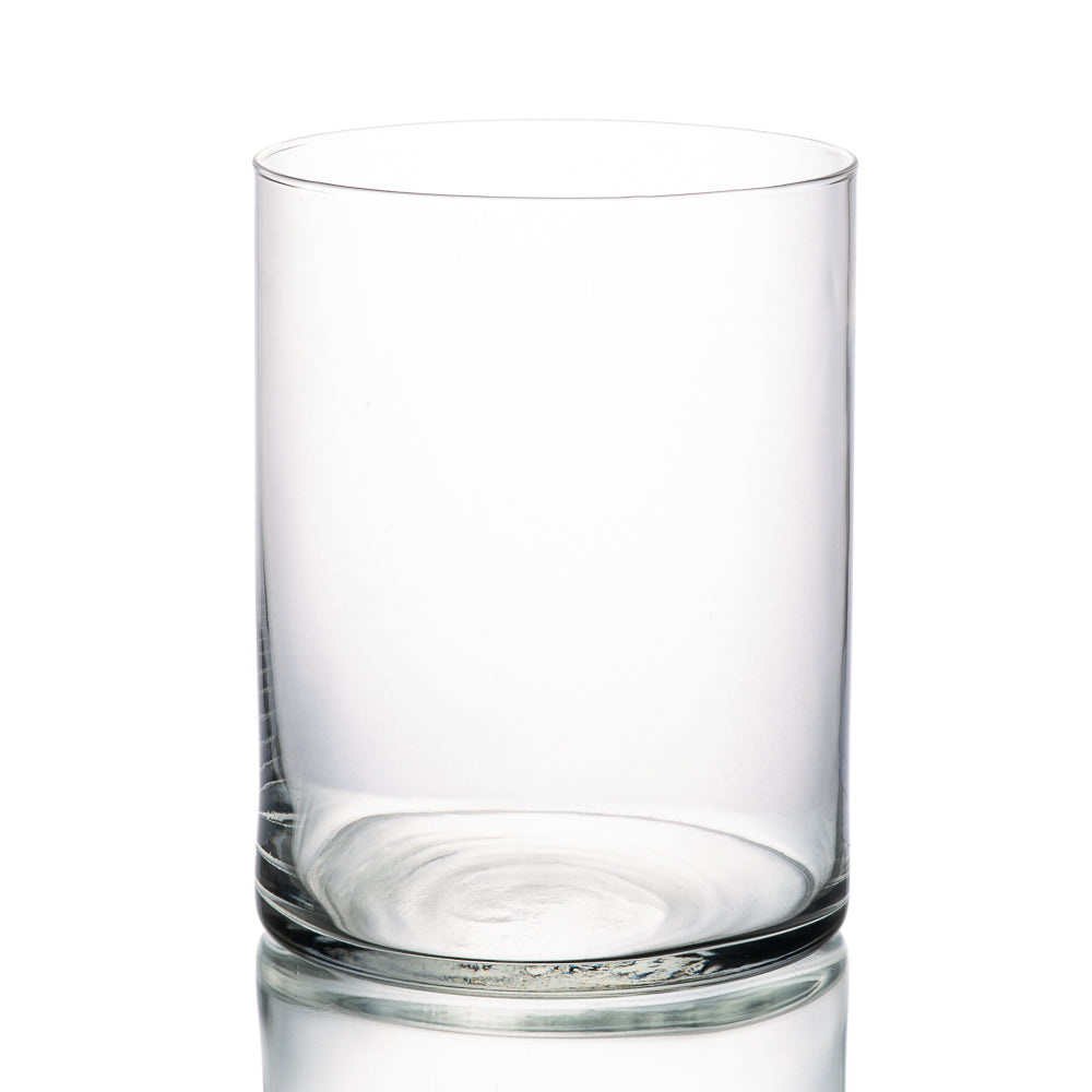 Eastland Wide Cylinder Vase 6" x 8" Set of 2