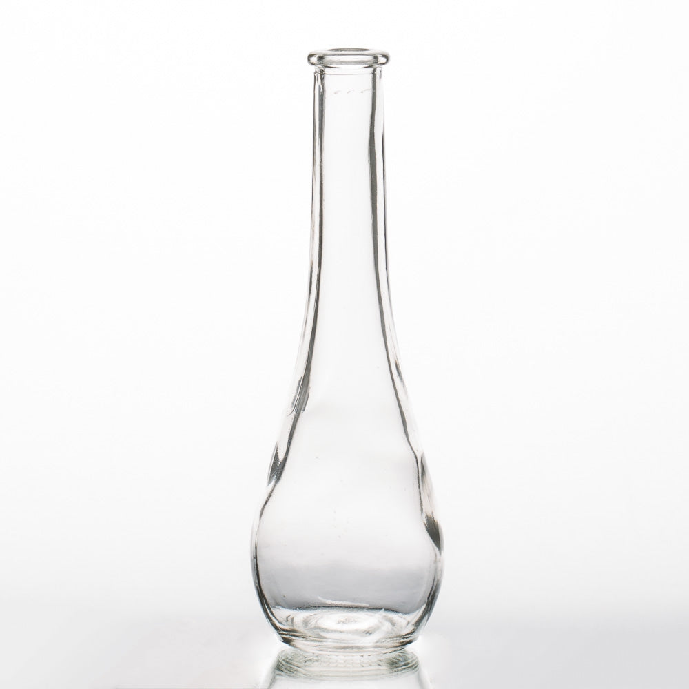 Richland Clear Round Teardrop Bud Vase 7” Set of 48 - view 1