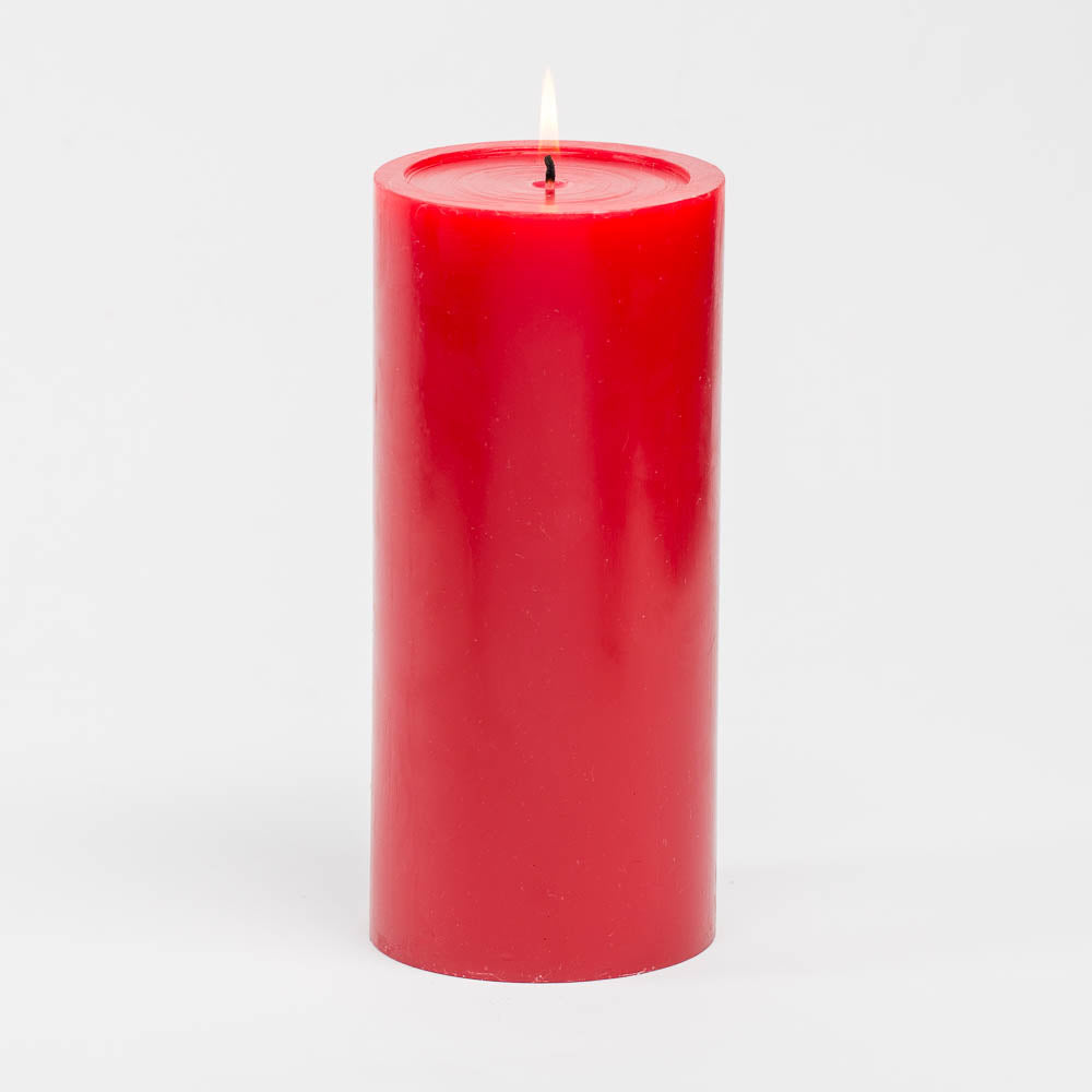 Richland 4" x 9" Red Pillar Candles Set of 6 - view 1