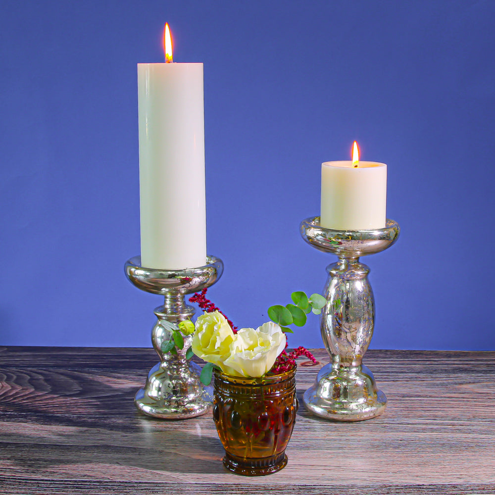 Richland Pillar Candle 3"x3" White - view 4