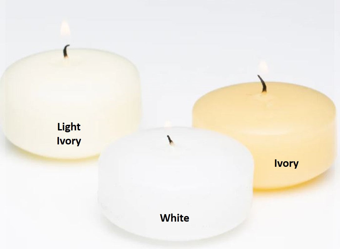 Richland Floating Candles 3" White Set of 24 - view 8