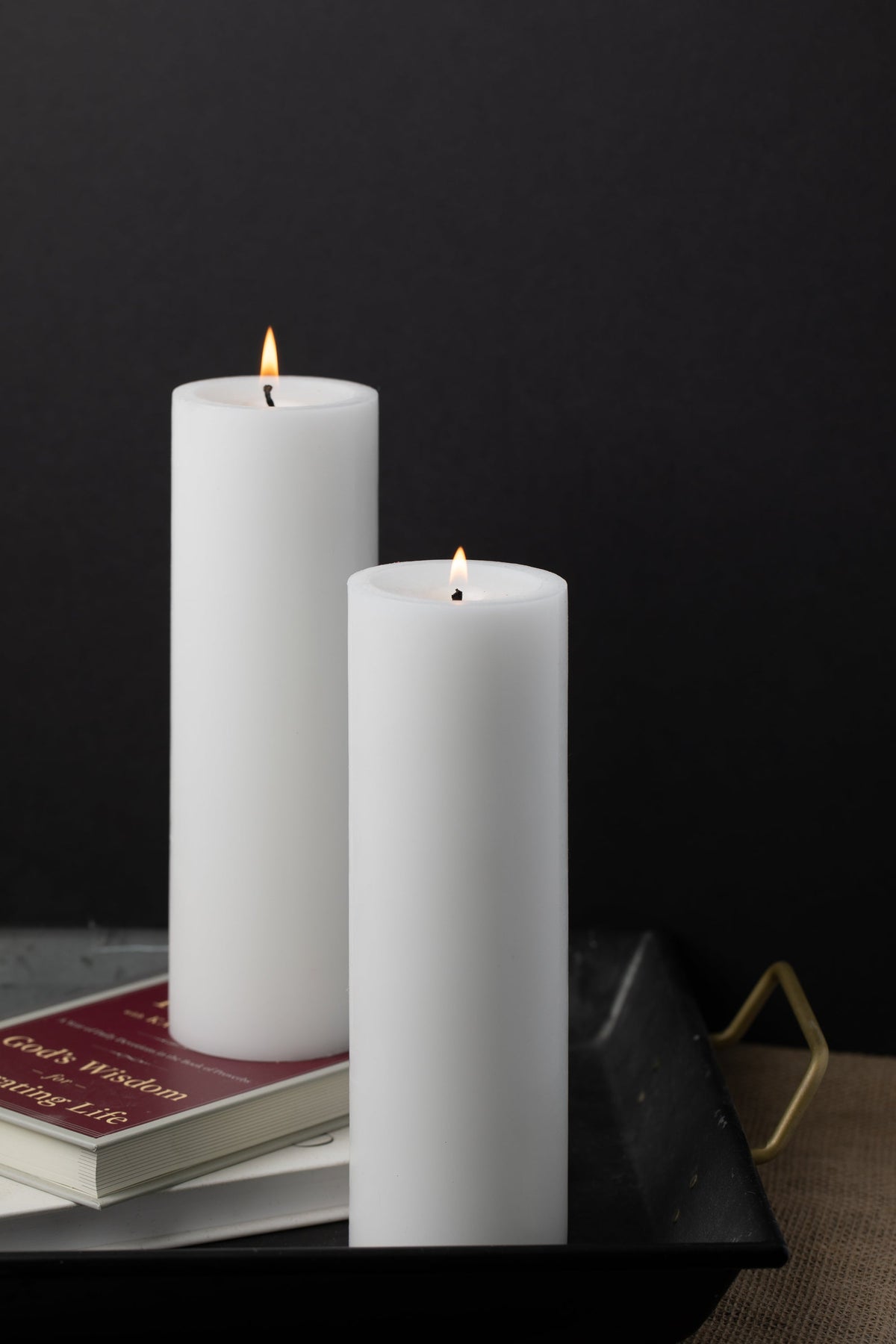 Richland Pillar Candles 3"x9" White Set of 24 - view 2