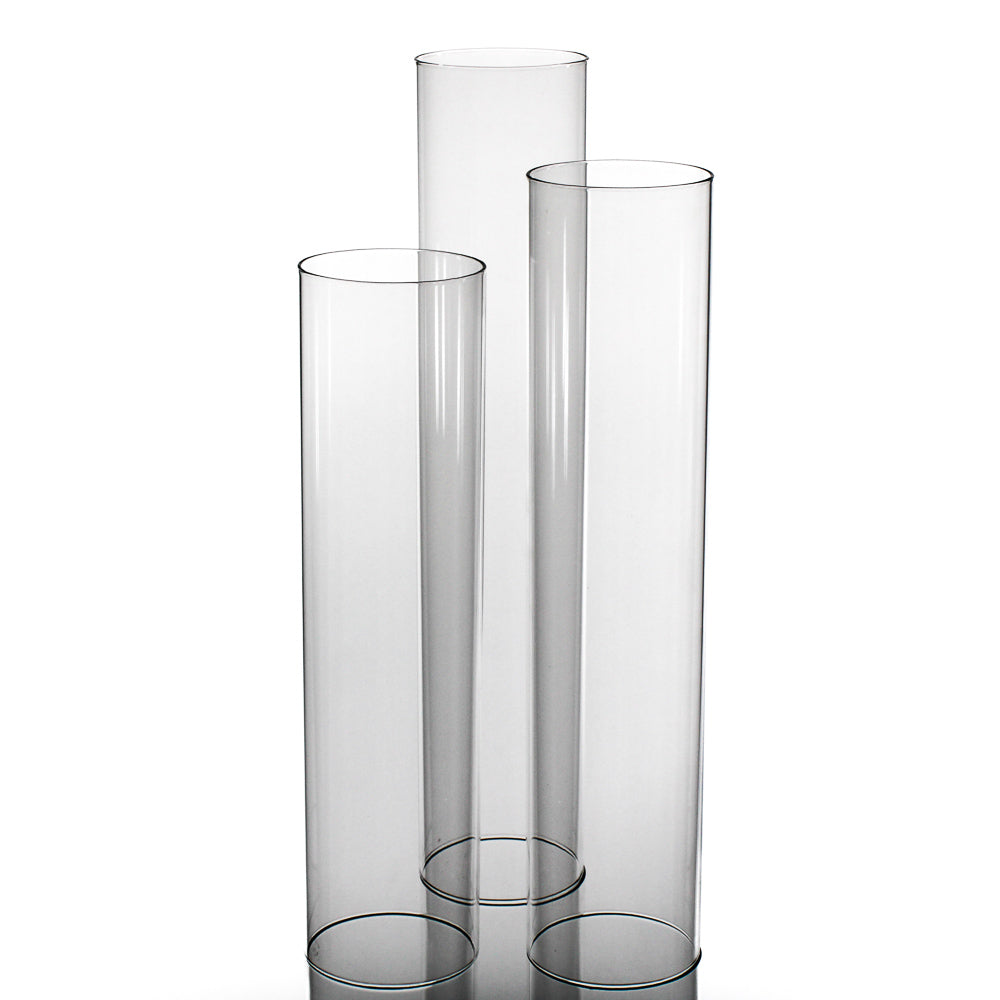 Richland Glass Chimney Candle Shade 16", 18" & 20" Set of 3 - view 1