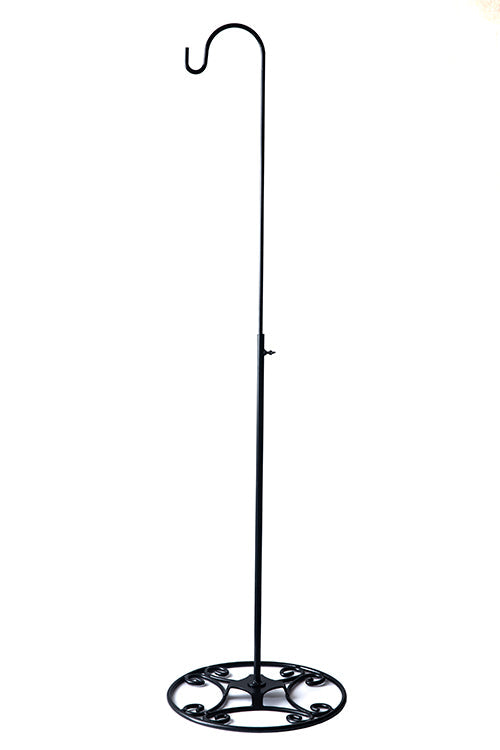 Adjustable Black Iron Shepherds Hook 34"-55" - view 1