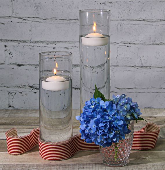 Richland Floating Candles 2" White Set of 24 - Archived - view 6