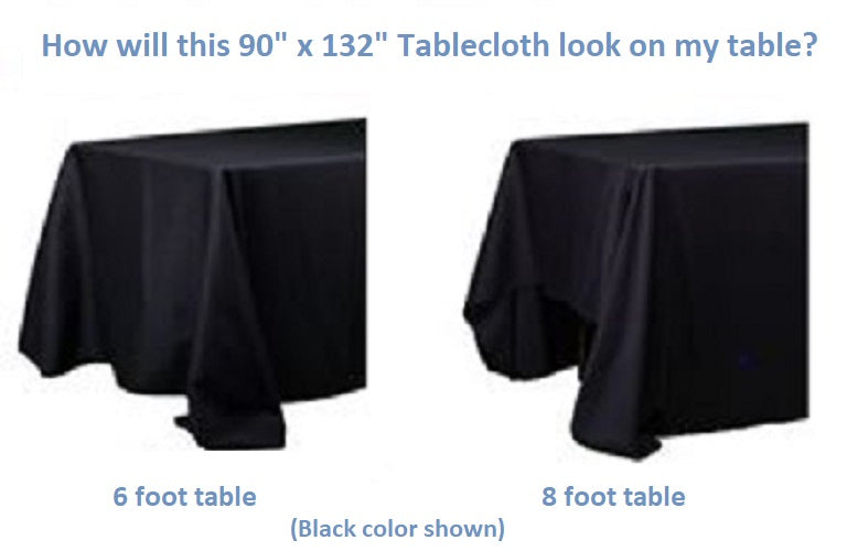 Richland Rectangle Tablecloth 90"x132" Purple