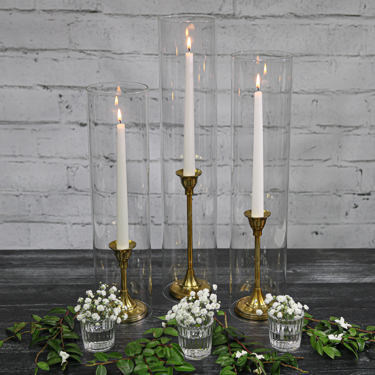 Richland Taper Candles 10" White Set of 10 - view 2