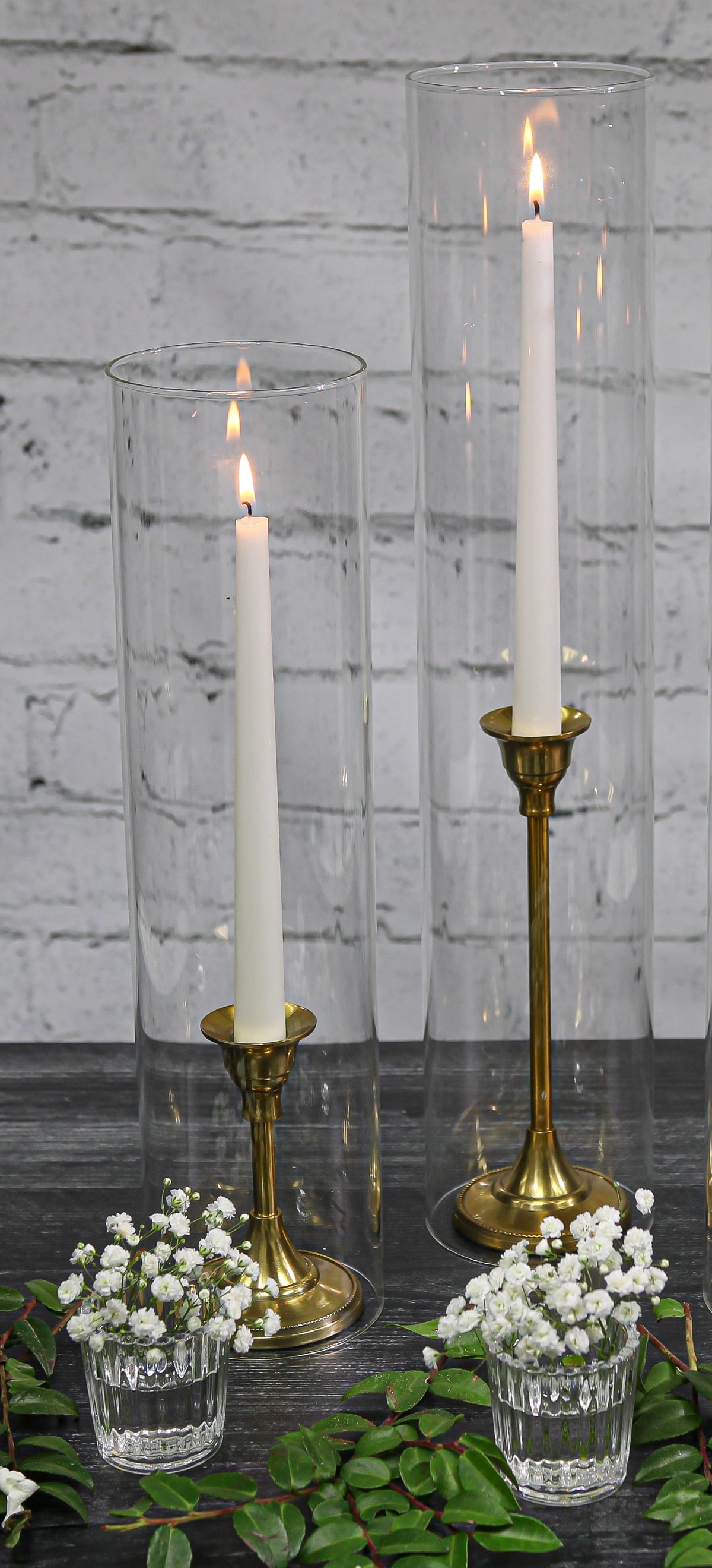 Taper Candlestick Gold 9in - view 3