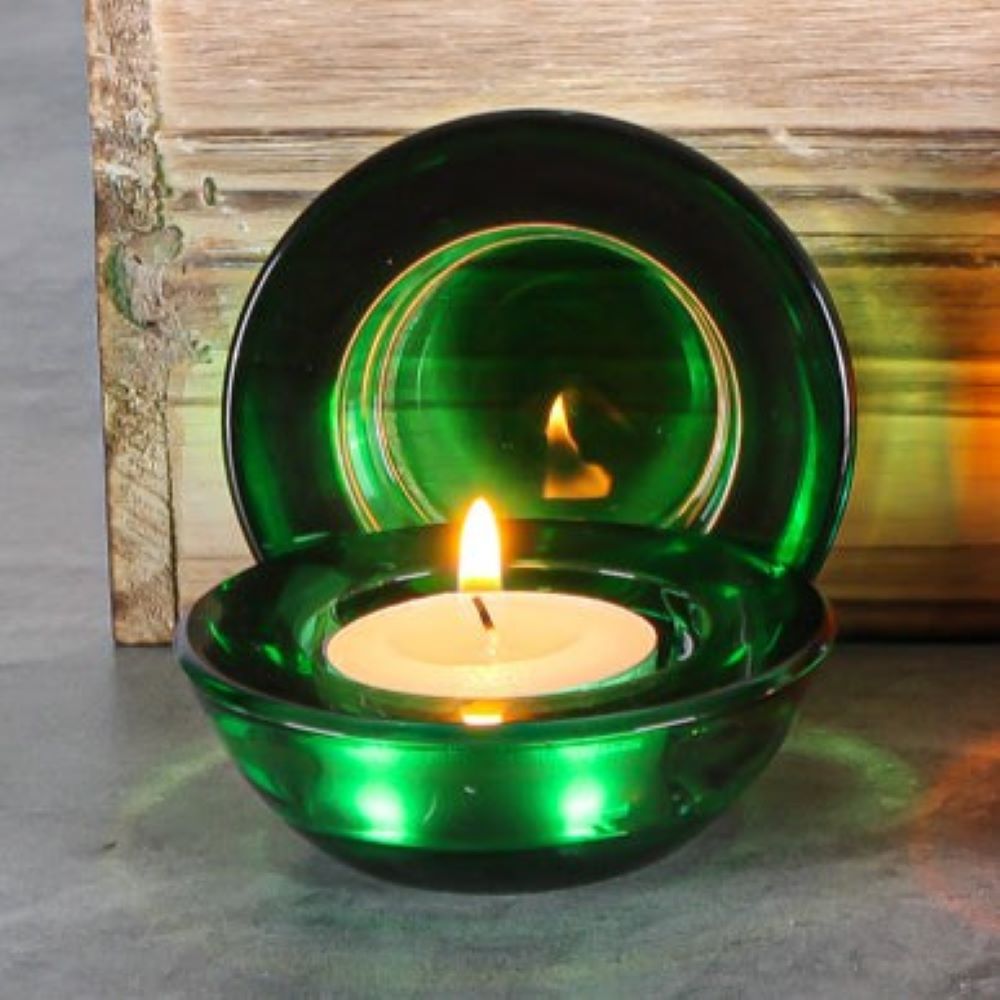 Eastland Chunky Tealight Candle Holder Green Set of 96 - view 2