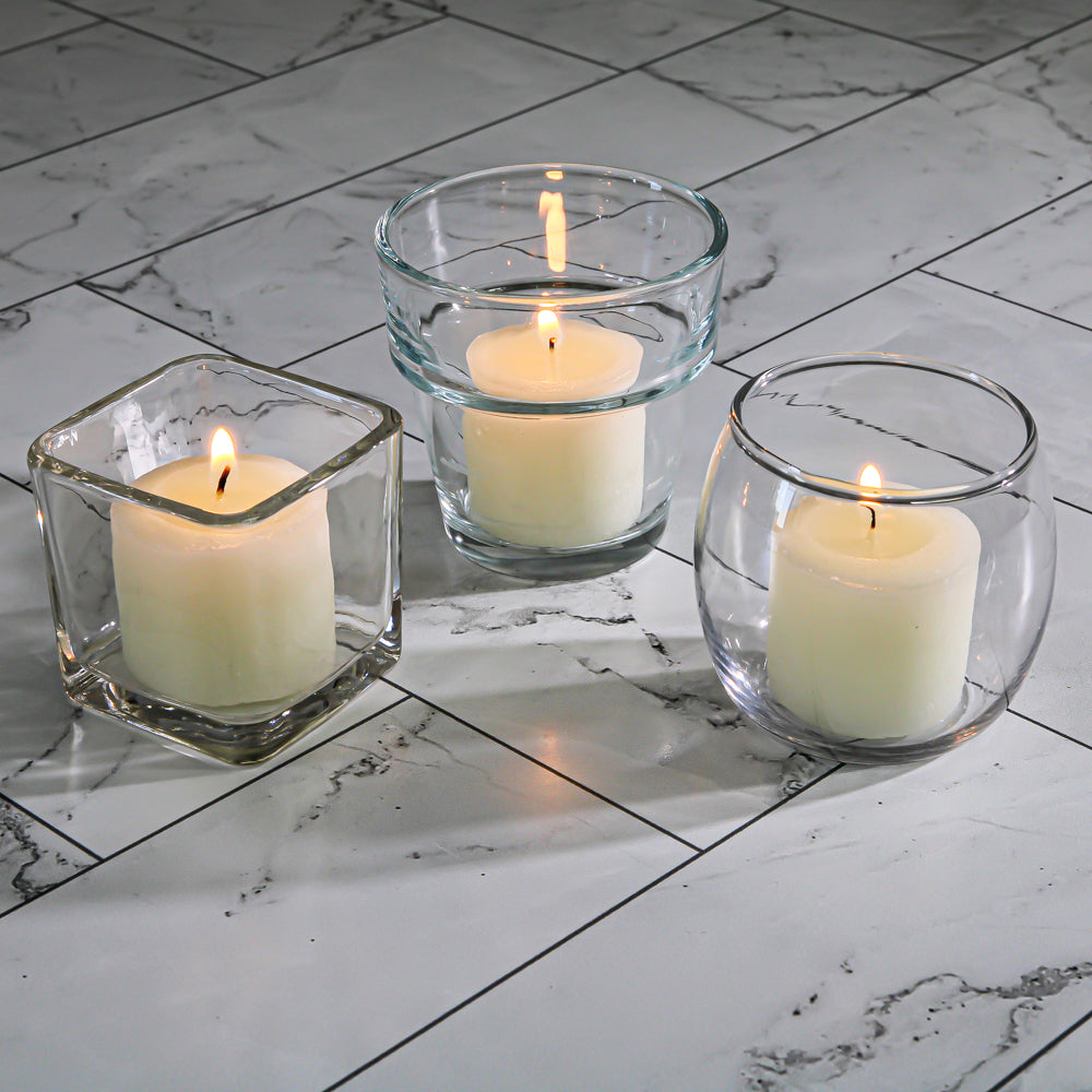 Richland Votive Candles Unscented Light Ivory 10 Hour Set of 144 - view 2