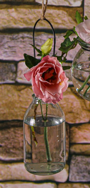 Richland Vintage Bottle Hanging Glass Vase Set of 48 - view 3