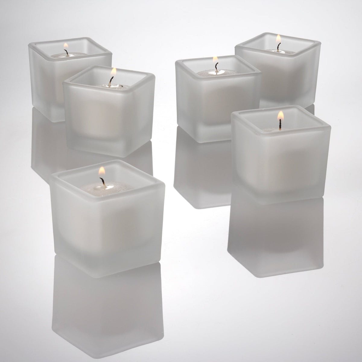 eastland square votive candle holder frosted set of 144 - view 1