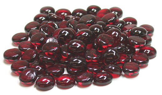 vase gems ruby red glass 18 lbs