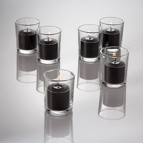 richland votive candles unscented black 10 hour set of 72 - view 3