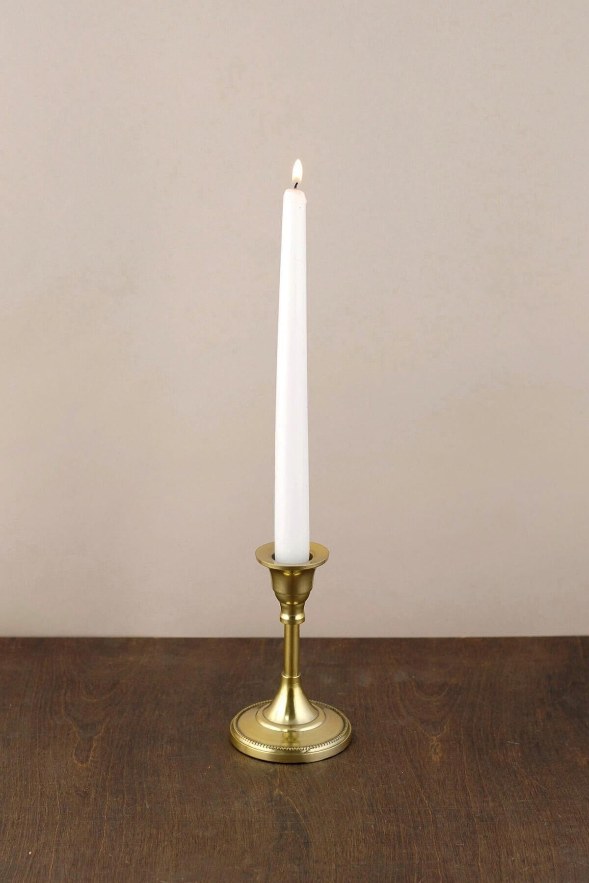 candlestick gold 5in - view 1
