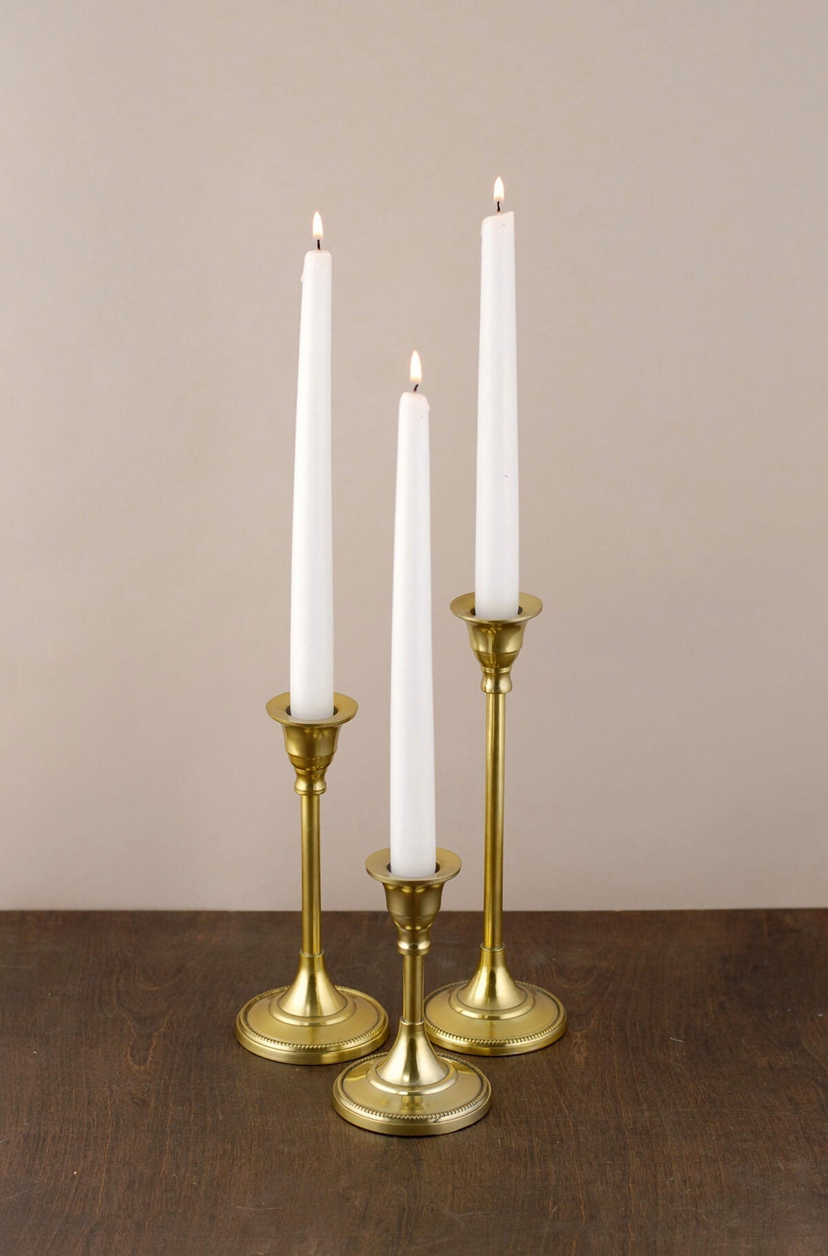 Taper Candle Holders  Gold 9in - view 4
