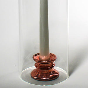 Richland Athena Taper Candle Holder Rose Gold Set of 12