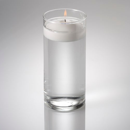 eastland cylinder floating candle holder 3 25 x7 5 - view 3