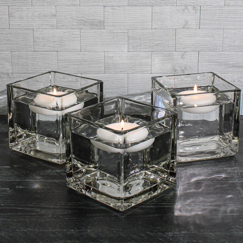 Richland Floating Candles 3" White Set of 24 - view 6