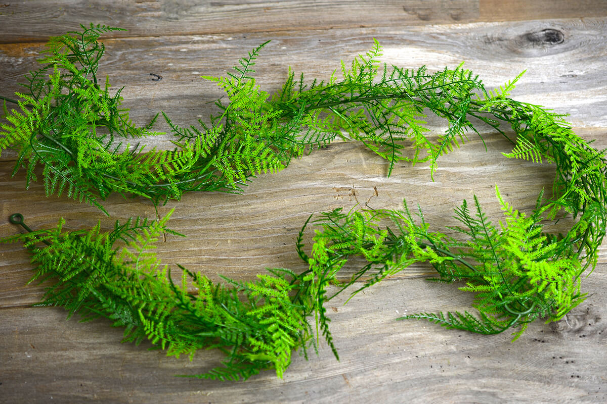 6 Ft Artifical Asparagus Fern Garland - view 2