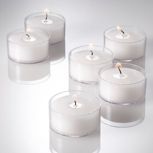 Richland Clear Tealight Candles White Unscented Set of 500