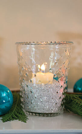 Hobnail Annie Votive Holder & Vase  4" x 5" Clear Glass - view 6