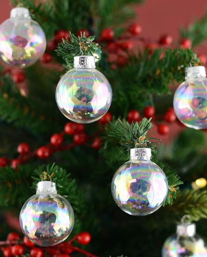 Richland Glass Ornaments 1.37” Set of 48