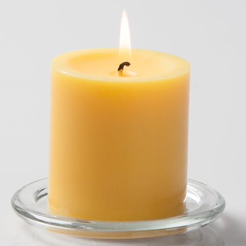 Richland Pillar Candles 3"x3" Yellow Set of 48